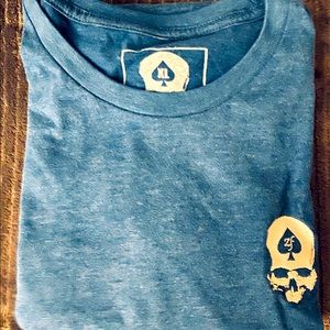 Zero Foxtrot “Embroidered Skull” tee